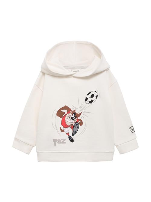 Se MANGO KIDS Sweatshirt 'SOCCLT'  ecru / brun / rød / sort ved About You