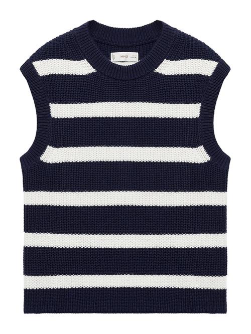 MANGO KIDS Pullover 'CHLOE'  navy / hvid