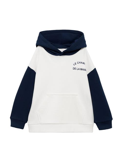 Se MANGO KIDS Sweatshirt 'MAISON'  ecru / marin / opal ved About You