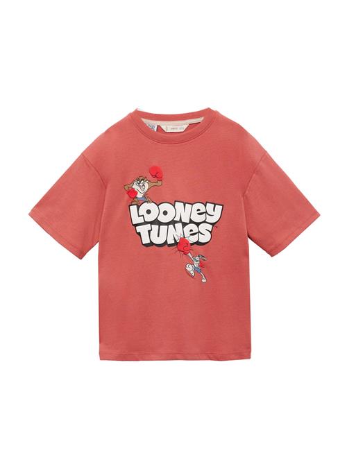 MANGO KIDS Shirts 'BOXEOLT'  brun / cranberry / sort / hvid