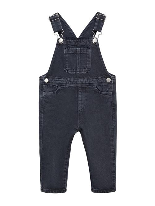 MANGO KIDS Overalls 'DELOS'  mørkegrå / hvid