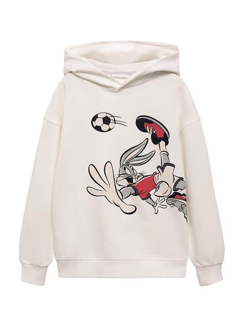 MANGO KIDS Sweatshirt 'BUGSLT'  ecru / grå / rød / sort