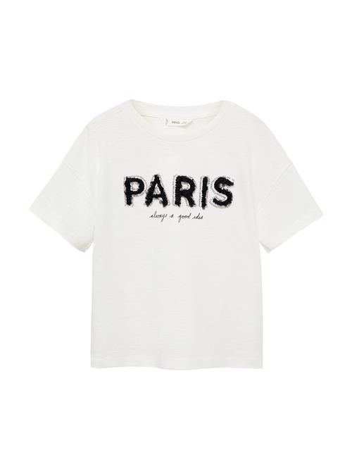 Se MANGO KIDS Bluser & t-shirts 'PARIS'  lysebeige / sort ved About You