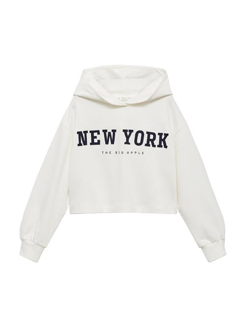 MANGO KIDS Sweatshirt 'NEWYORK'  sort / uldhvid