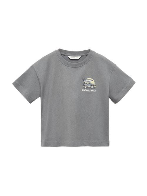 MANGO KIDS Shirts 'JEEP'  dueblå / pastelblå / grå-meleret / hvid