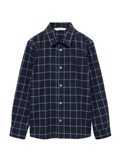 MANGO KIDS Skjorte 'NIL'  navy / lyseblå