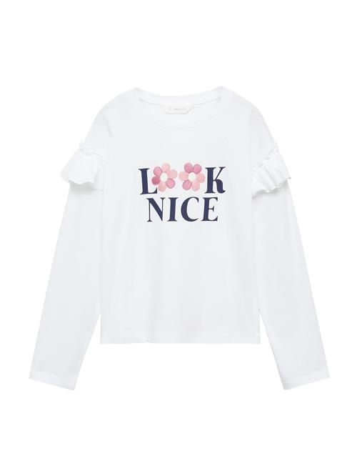 MANGO KIDS Bluser & t-shirts 'NICE'  marin / pink / lyserød / offwhite