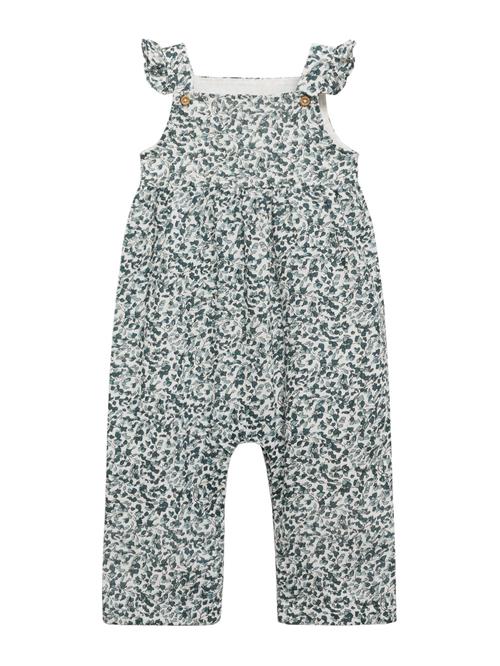 Se MANGO KIDS Overalls 'Lousa'  cyanblå / lyseblå / sort / hvid ved About You