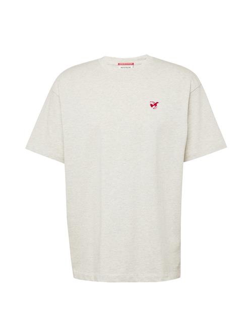 SCOTCH & SODA Bluser & t-shirts 'The Free Spirit Peace Bird'  lysebeige / rød