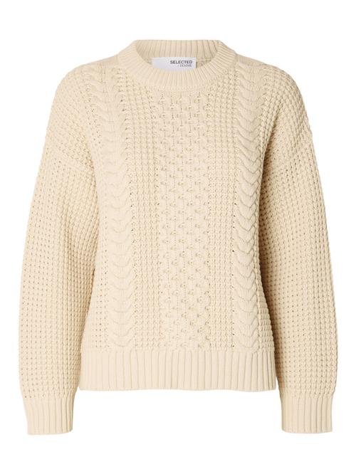 Se SELECTED FEMME Pullover 'Brianne'  sand ved About You