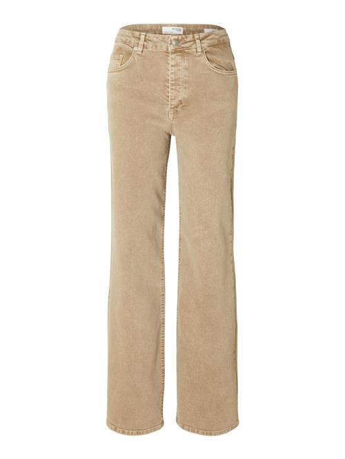 Se SELECTED FEMME Jeans 'Alice Cora'  beige ved About You