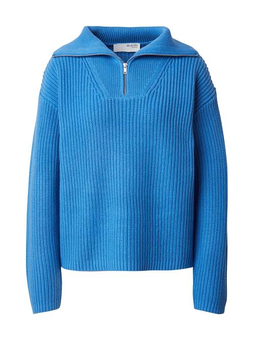 Se SELECTED FEMME Pullover 'SLFBLOOMIE'  azur ved About You