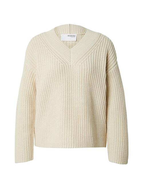 Se SELECTED FEMME Pullover 'Selma'  champagne ved About You