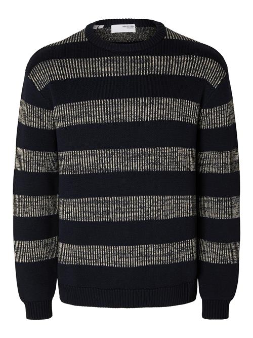 Se SELECTED HOMME Pullover  blå / hvid ved About You