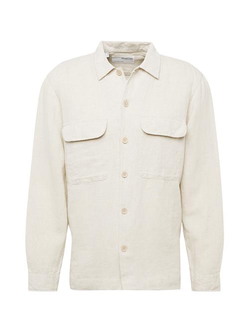 SELECTED HOMME Skjorte 'SLHMads'  lysebeige