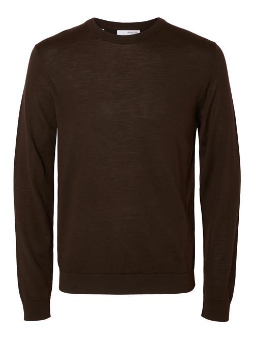 SELECTED HOMME Pullover 'SLHTRAY'  mørkebrun