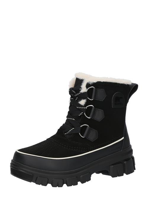 Se SOREL Snowboots 'TORINO'  sort / hvid ved About You