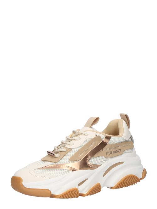 STEVE MADDEN Sneaker low 'POSSESSION'  camel / guld / offwhite