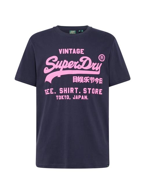 Superdry Bluser & t-shirts  mørkeblå / fuchsia