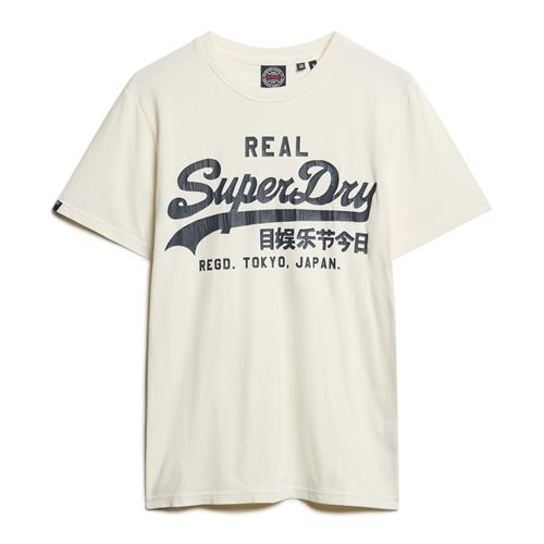 Superdry Bluser & t-shirts 'Classic'  ecru / sort