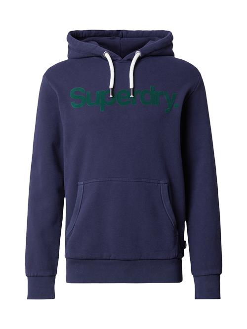 Se Superdry Sweatshirt  mørkeblå / mørkegrøn ved About You