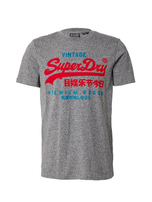 Superdry Bluser & t-shirts  azur / grå-meleret / rød