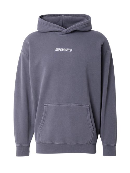 Se Superdry Sweatshirt  sort-meleret / hvid ved About You