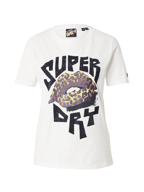 Se Superdry Shirts 'Lo-Fi Punk'  choko / gul / sort / hvid ved About You