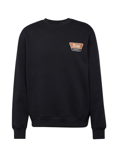 Se Brixton Sweatshirt 'LINWOOD'  mørkerød / sort / offwhite ved About You