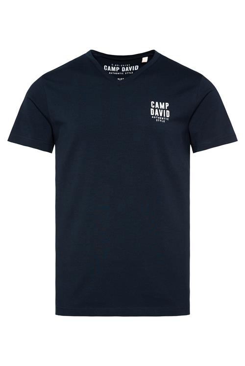 CAMP DAVID Bluser & t-shirts  navy / hvid