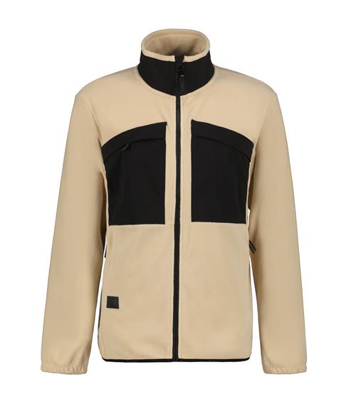 ICEPEAK Funktionsfleecejakke 'Aikim'  beige / sort