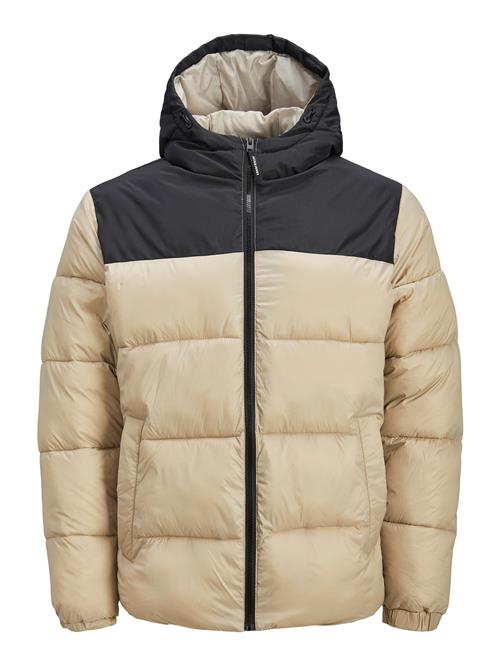 JACK & JONES Overgangsjakke 'Toby'  mørkebeige / sort