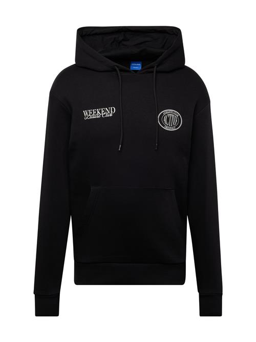 Se JACK & JONES Sweatshirt 'JORBradley'  sort / offwhite ved About You