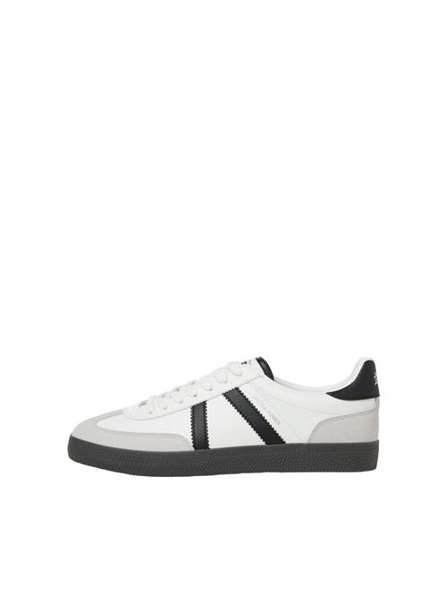 JACK & JONES Sneaker low 'MAMBO'  lysegrå / sort / hvid