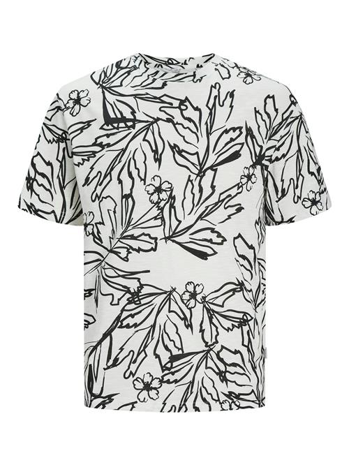 JACK & JONES Bluser & t-shirts 'Lafayette'  sort / hvid