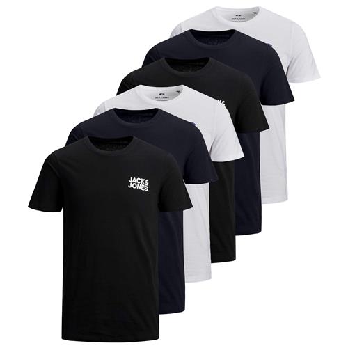 Se JACK & JONES Bluser & t-shirts  marin / sort / hvid ved About You