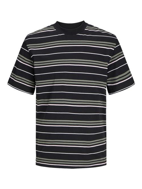 JACK & JONES Bluser & t-shirts 'LOTUS'  grå / sort / hvid