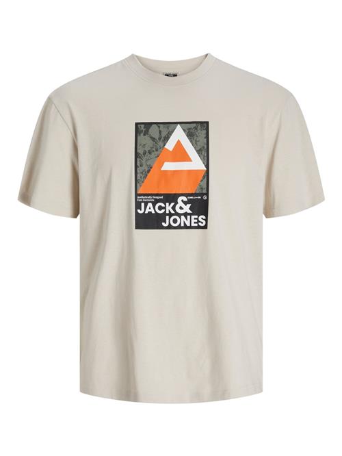 JACK & JONES Bluser & t-shirts 'OJJ'  beige / orange / sort / hvid