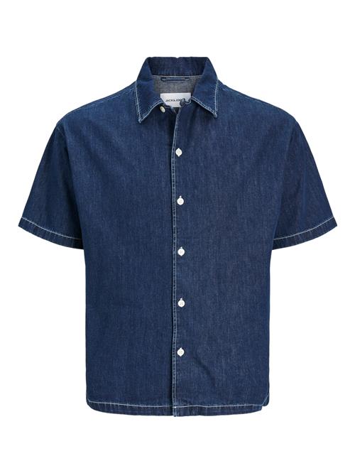 JACK & JONES Skjorte 'PALMA RESORT'  blue denim