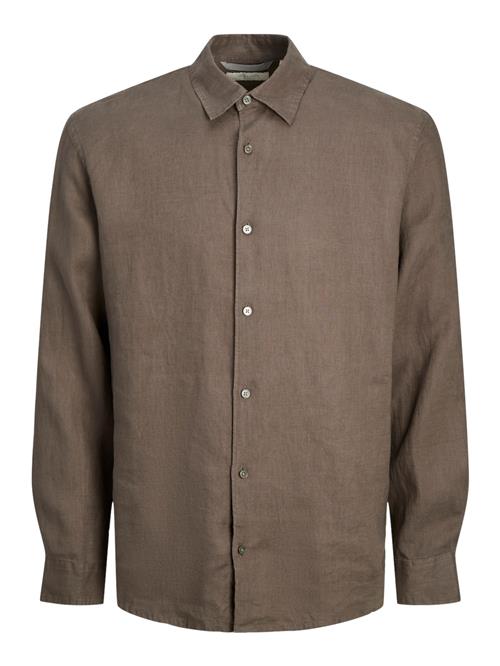 JACK & JONES Skjorte 'Lawrence'  brun