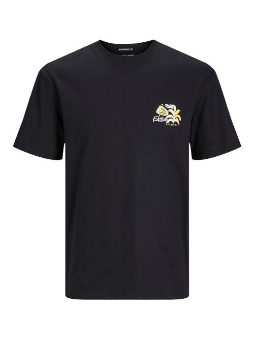 JACK & JONES Bluser & t-shirts 'Marbella'  gul / sort / hvid