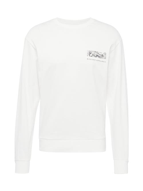 Se JACK & JONES Sweatshirt 'GURU'  sort / hvid ved About You