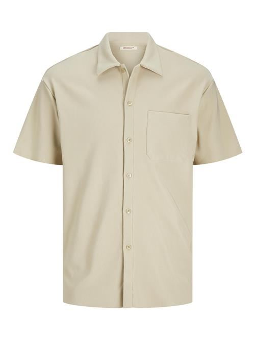 JACK & JONES Skjorte 'Hawaii'  beige