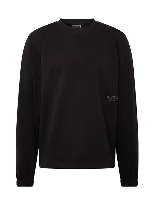 Se JACK & JONES Sweatshirt 'ALTITUDE'  grå / sort ved About You