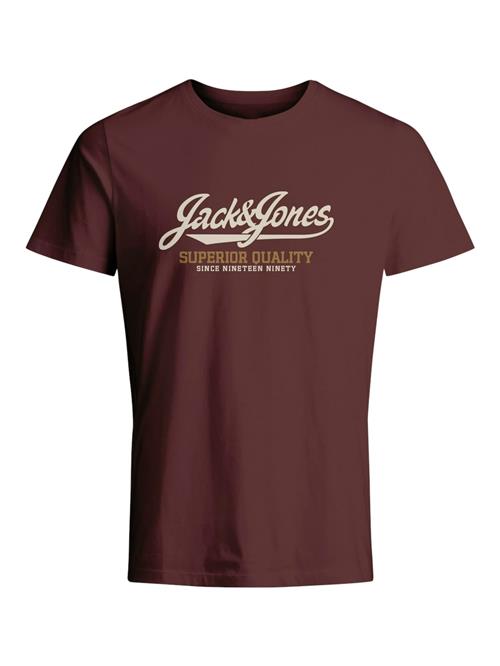 Se JACK & JONES Bluser & t-shirts 'BLU HUDSON'  brun / grå / sort / hvid ved About You