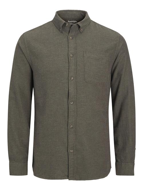 JACK & JONES Skjorte 'JJEClassic'  khaki