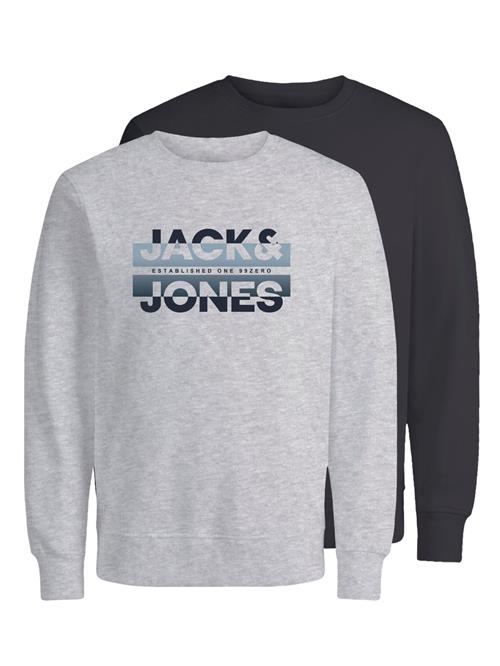 Se JACK & JONES Sweatshirt 'RAY'  røgblå / antracit / grå-meleret / oliven ved About You