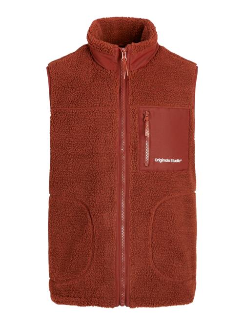 JACK & JONES Vest 'VESTERBRO'  rustbrun