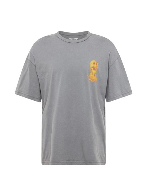 JACK & JONES Bluser & t-shirts 'JORMELT'  gul / grå / orange