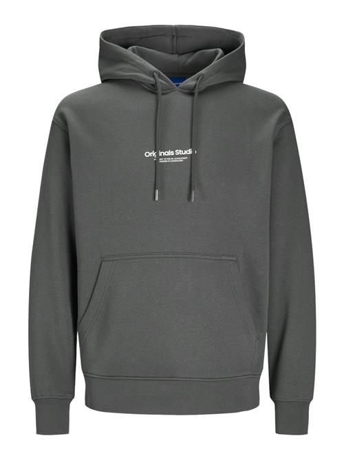 Se JACK & JONES Sweatshirt 'JORVesterbro'  grafit / hvid ved About You